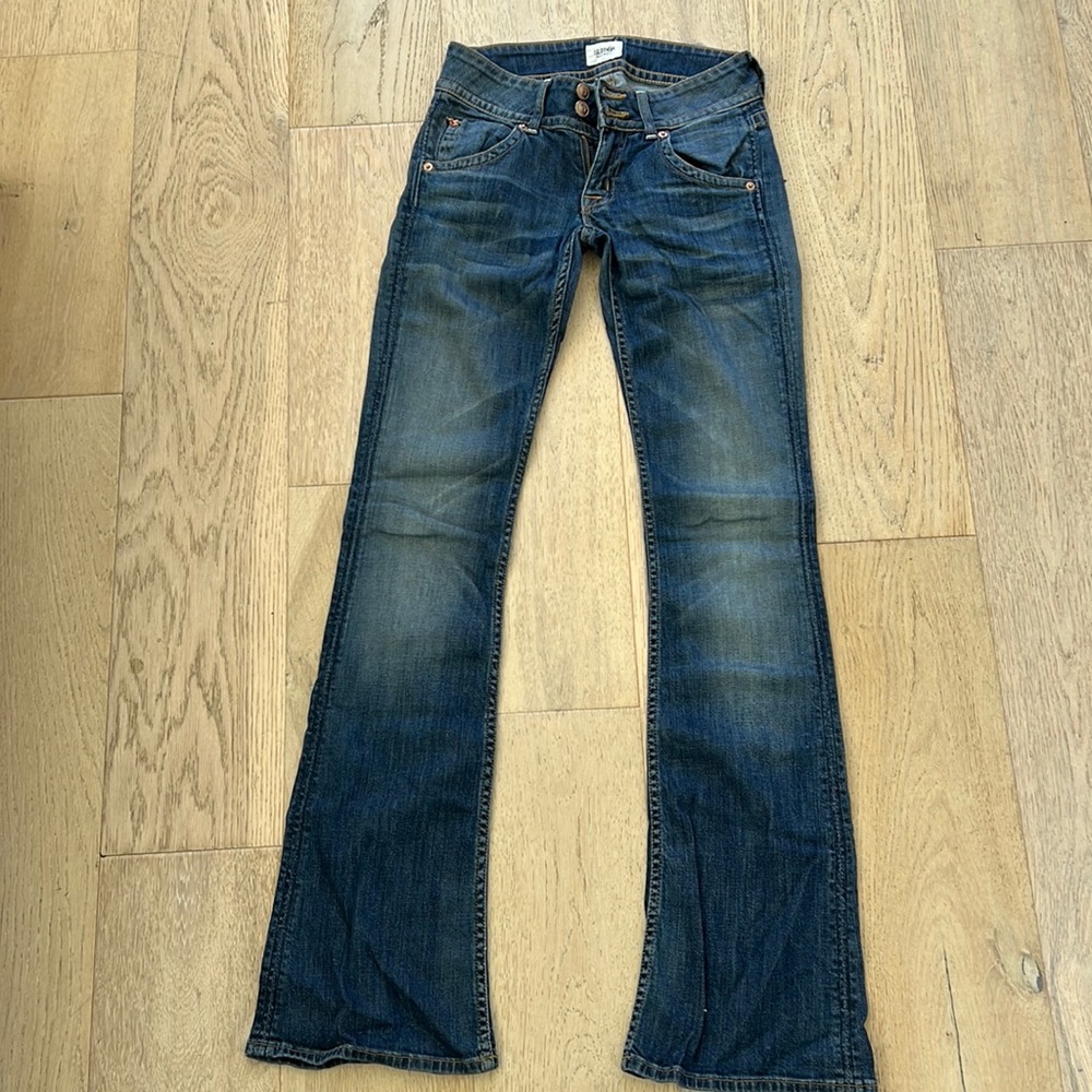 HUDSON DENIM VINTAGE LOW RISE JEANS Y2K
